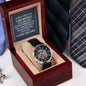 Love You Son Men's Openwork Watch with Lighted Gift Box-[Heartfelt Family Gift]