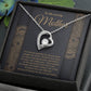 Loving Mother Heart Pendant Necklace-[Heartfelt Family Gift]