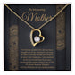 Loving Mother Heart Pendant Necklace-[Heartfelt Family Gift]