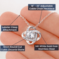 Loving Mother Love Knot Necklace-[Heartfelt Family Gift]