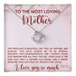Loving Mother Love Knot Necklace-[Heartfelt Family Gift]