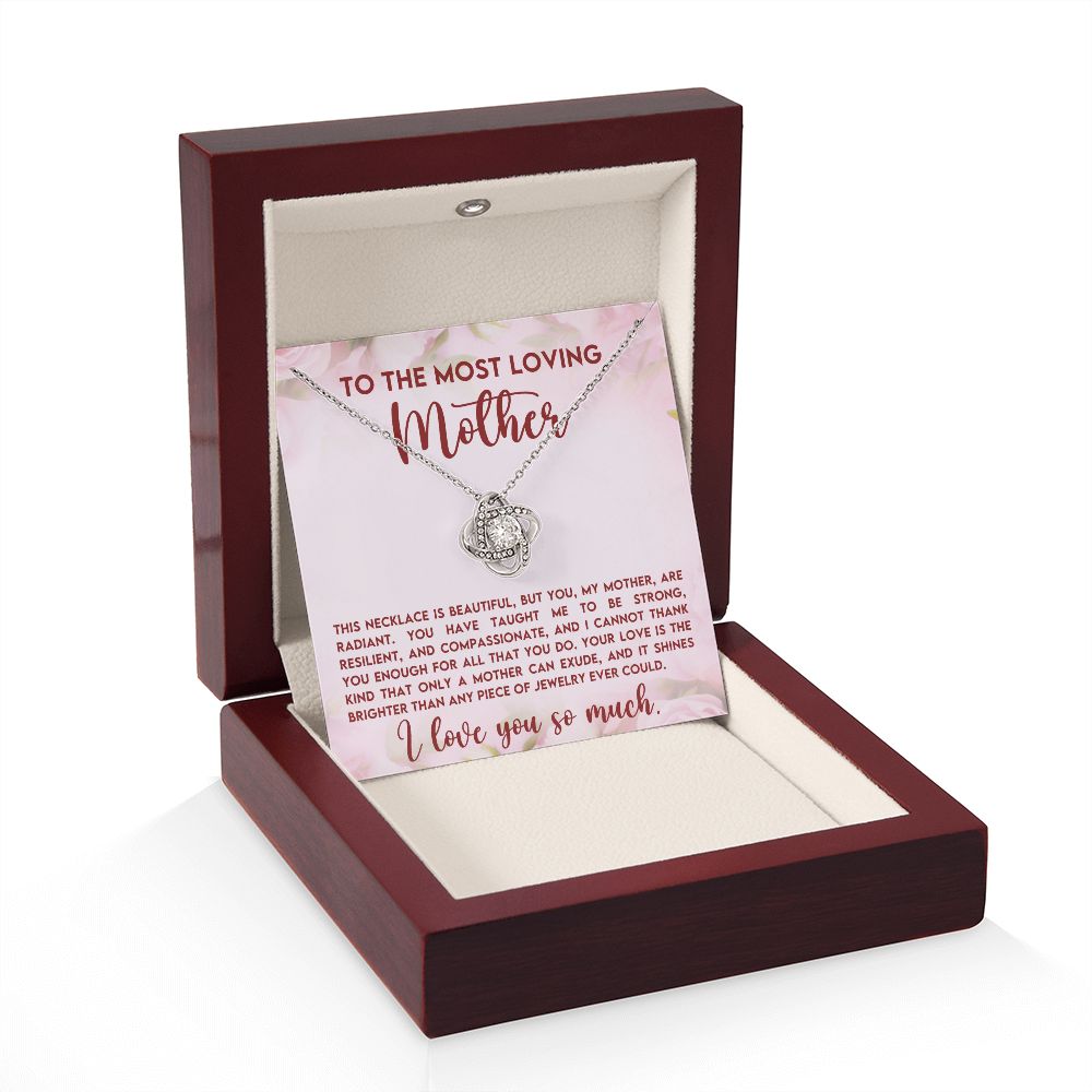 Loving Mother Love Knot Necklace-[Heartfelt Family Gift]