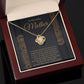 Loving Mother Love Knot Pendant Necklace Gift-[Heartfelt Family Gift]