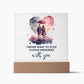 Memories Romantic Lighted RGB Acrylic Square-[Heartfelt Family Gift]