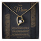 Mom From Son Heart Pendant Necklace Gift-[Heartfelt Family Gift]