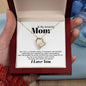 Mom Inspiration and Strength Forever Love Heart Necklace Gift In Gold or Silver-[Heartfelt Family Gift]