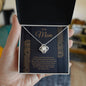 Mom Love Knot Pendant Necklace-[Heartfelt Family Gift]