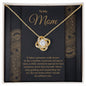 Mom Love Knot Pendant Necklace-[Heartfelt Family Gift]