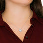 Mom Love Knot Pendant Necklace-[Heartfelt Family Gift]