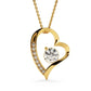 Mom My Anchor Forever Love Heart Necklace-[Heartfelt Family Gift]