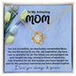 Mom My Anchor Love Knot Necklace Gift-[Heartfelt Family Gift]