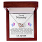 Mom To Be Pregnancy Baby Feet - Interlocking Hearts Necklace-[Heartfelt Family Gift]