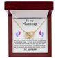 Mom To Be Pregnancy Baby Feet - Interlocking Hearts Necklace-[Heartfelt Family Gift]