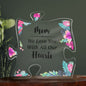 Mom We Love You With All Our Hearts Piece Acrylic-[Heartfelt Family Gift]