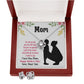 Mom Necklace And Earring Gift Set - Love Knot-[Heartfelt Family Gift]