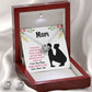 Mom Necklace And Earring Gift Set - Love Knot-[Heartfelt Family Gift]