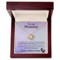 Mommy Baby Bump Pregnancy Gift Love Knot Necklace-[Heartfelt Family Gift]