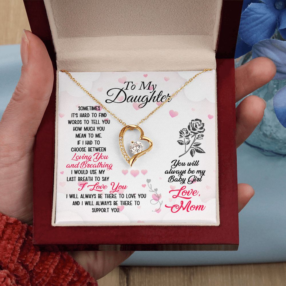 Mother and Daughter Forever Love Heart Necklace-[Heartfelt Family Gift]