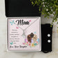 Mother And Daughter Love Is Forever Alluring Beauty Necklace Earring Set-[Heartfelt Family Gift]