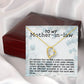 Mother In Law Blessing  Forever Love Heart Necklace-[Heartfelt Family Gift]