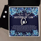Mother in Law Forever Love Heart Necklace Earring Set-[Heartfelt Family Gift]