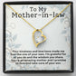 Mother In Law Kindness Forever Love Heart Necklace-[Heartfelt Family Gift]
