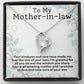 Mother In Law Kindness Forever Love Heart Necklace-[Heartfelt Family Gift]