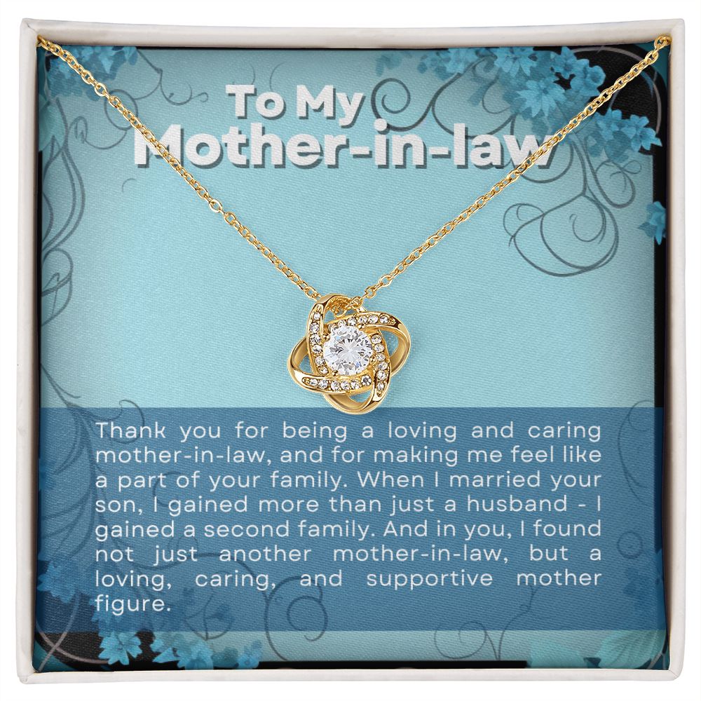 Mother In Law Love Knot Necklace-[Heartfelt Family Gift]