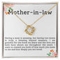 Mother In Law Love Knot Necklace-[Heartfelt Family Gift]