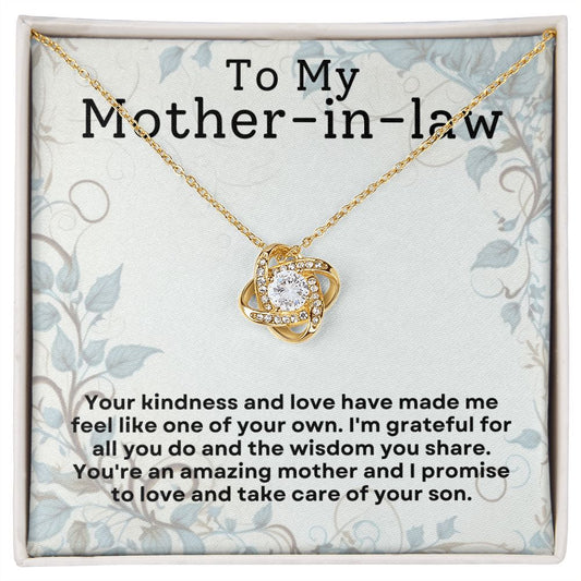 Mother In Law Love Knot Necklace-[Heartfelt Family Gift]