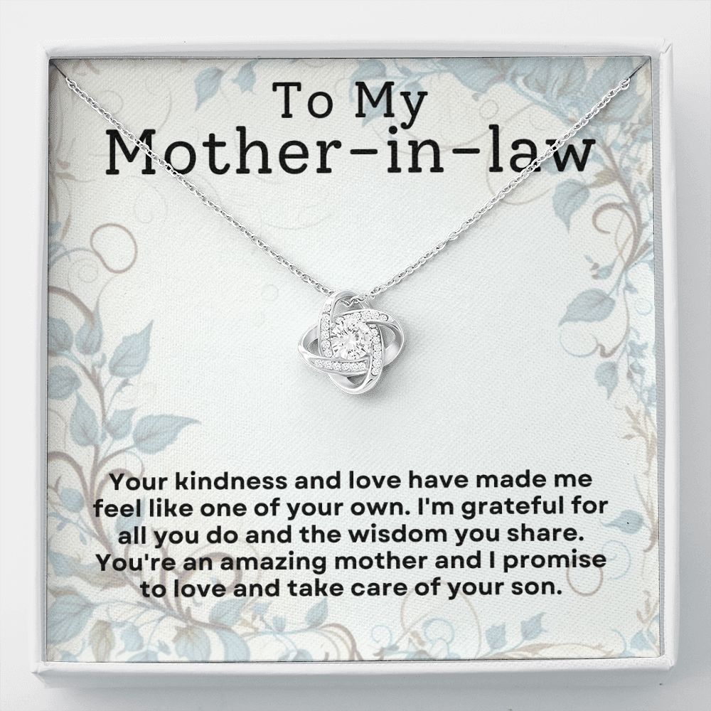 Mother In Law Love Knot Necklace-[Heartfelt Family Gift]