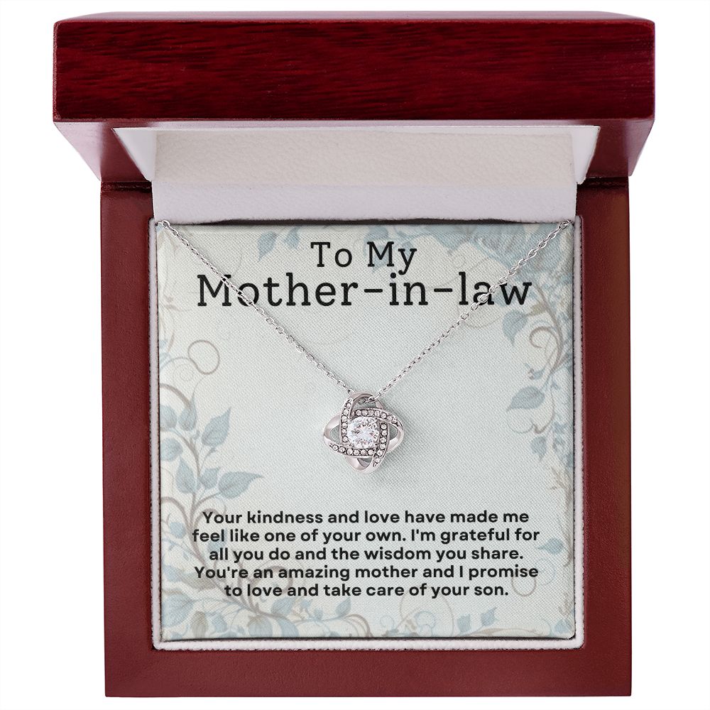 Mother In Law Love Knot Necklace-[Heartfelt Family Gift]