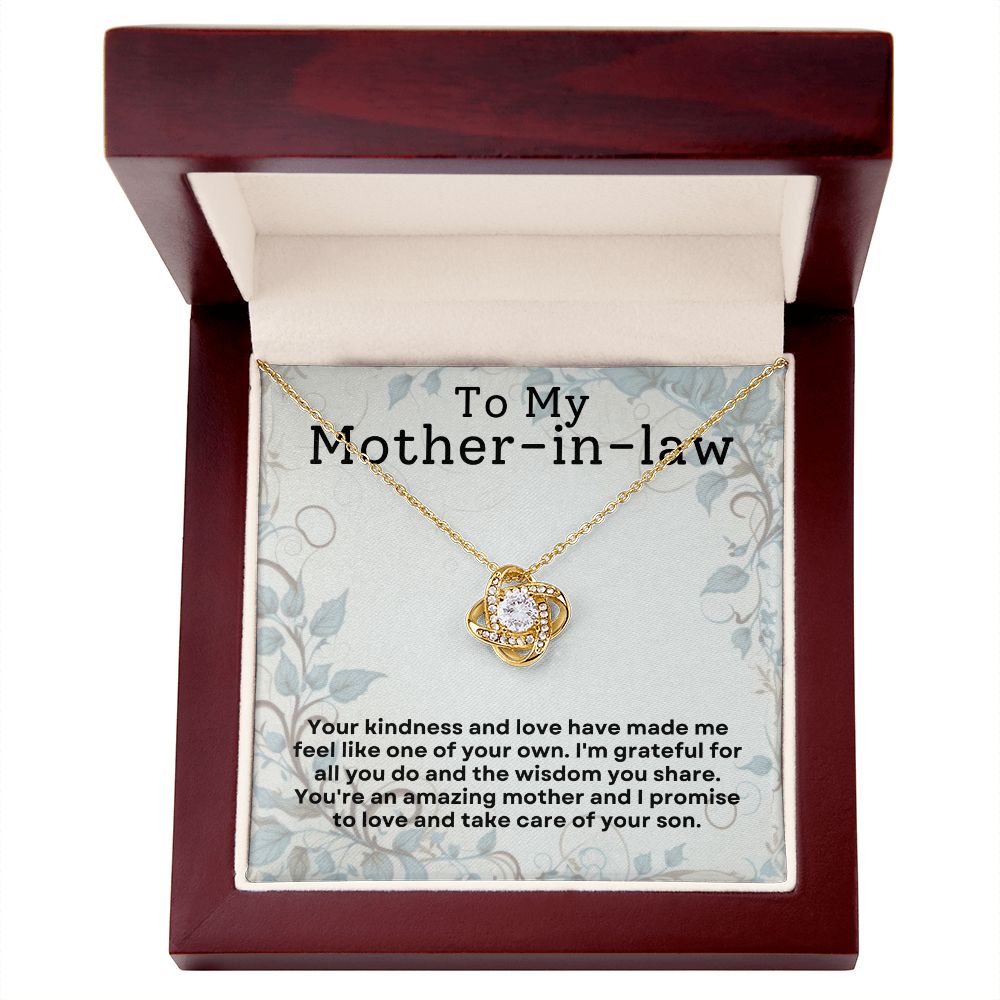 Mother In Law Love Knot Necklace-[Heartfelt Family Gift]