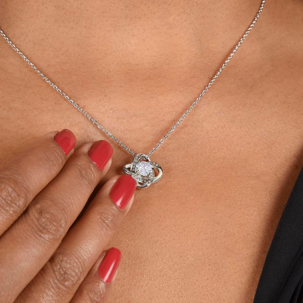 Mother In Law Love Knot Necklace-[Heartfelt Family Gift]