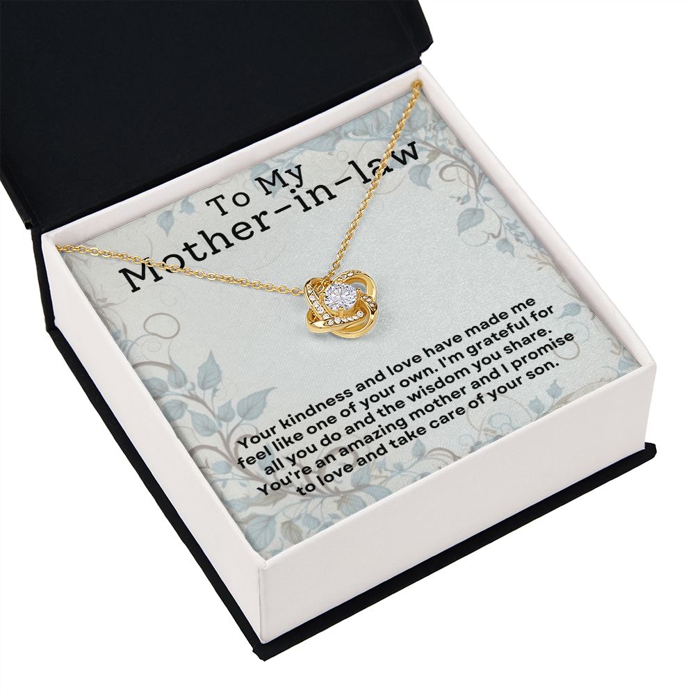 Mother In Law Love Knot Necklace-[Heartfelt Family Gift]