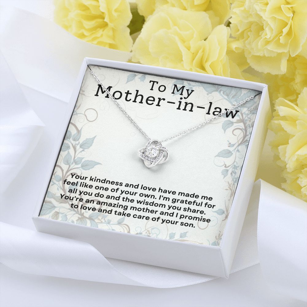 Mother In Law Love Knot Necklace-[Heartfelt Family Gift]