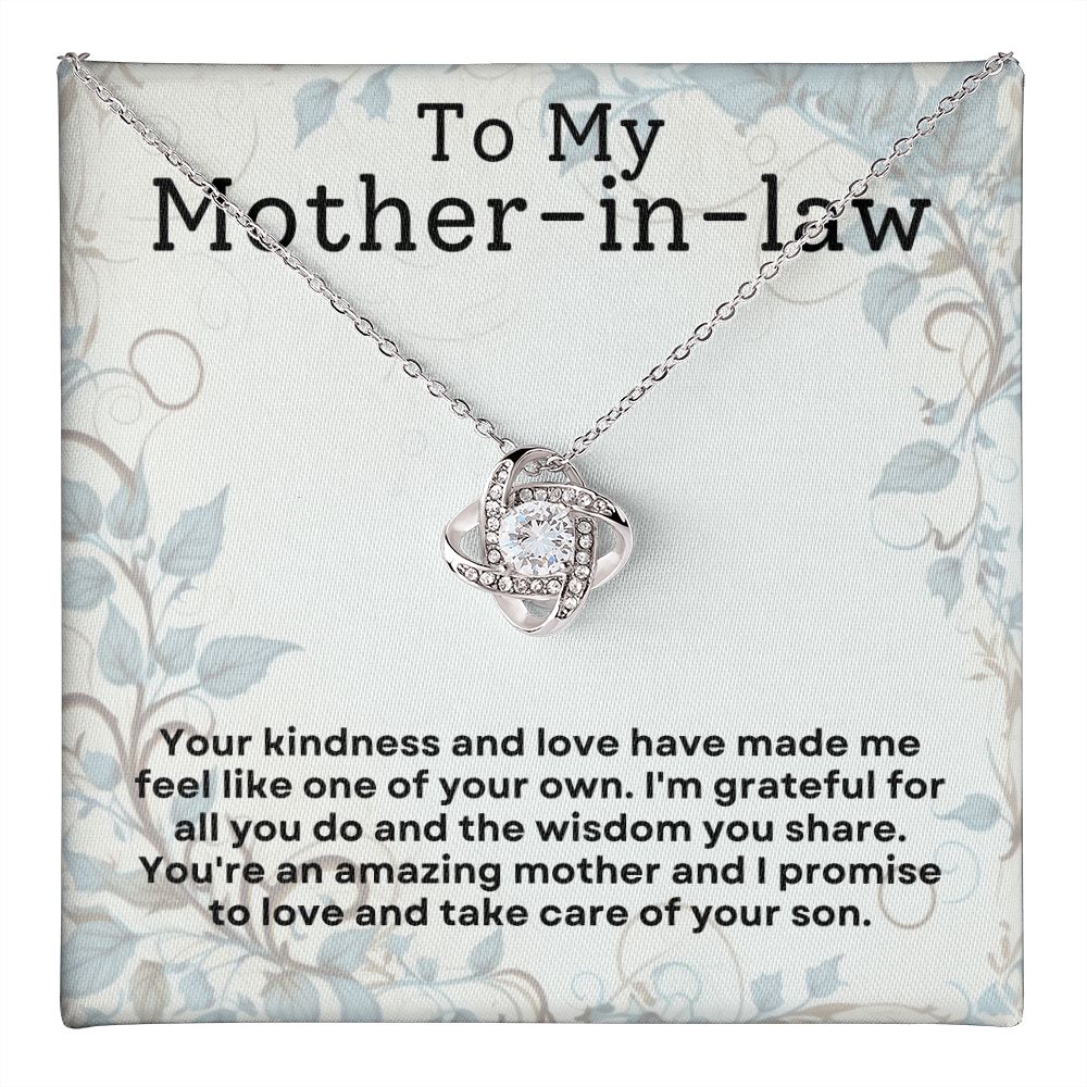 Mother In Law Love Knot Necklace-[Heartfelt Family Gift]
