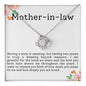 Mother In Law Love Knot Necklace-[Heartfelt Family Gift]