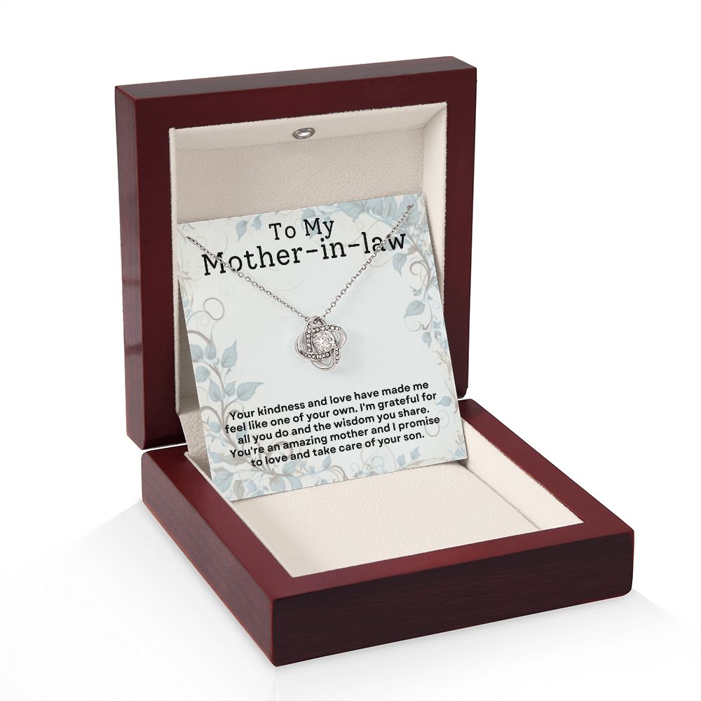 Mother In Law Love Knot Necklace-[Heartfelt Family Gift]