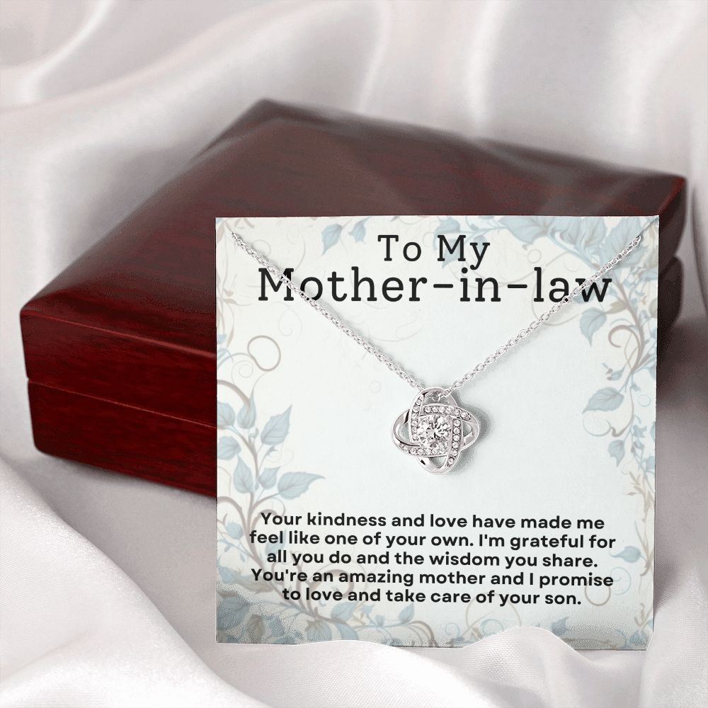 Mother In Law Love Knot Necklace-[Heartfelt Family Gift]