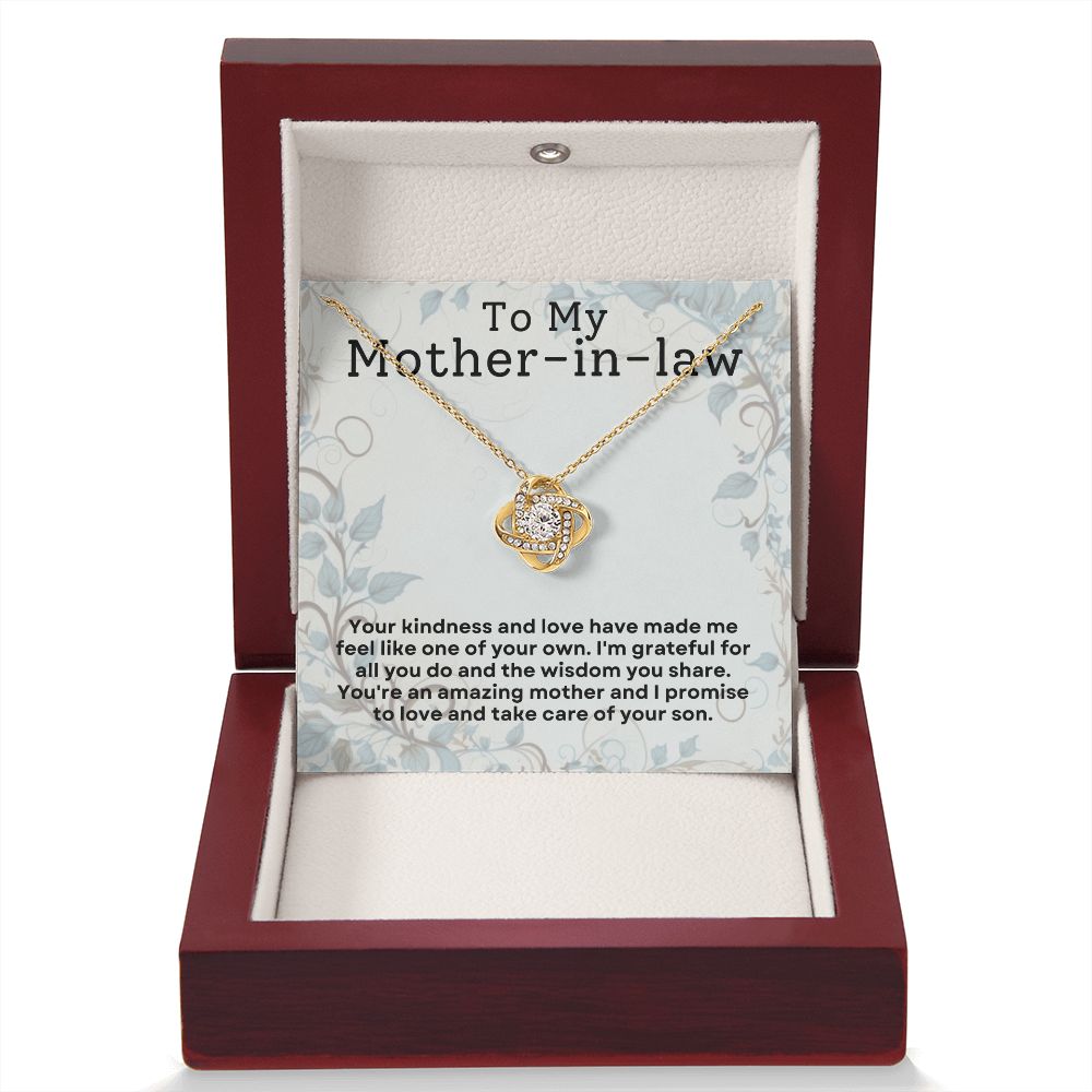 Mother In Law Love Knot Necklace-[Heartfelt Family Gift]