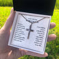 Mother in Law Personalized Cross Necklace-[Heartfelt Family Gift]