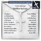 Mother in Law Personalized Cross Necklace-[Heartfelt Family Gift]