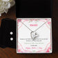 Mother's Day Anchored In Faith Forever Love Necklace Earring Set-[Heartfelt Family Gift]