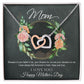 Mothers Day Interlocking Hearts Necklace-[Heartfelt Family Gift]