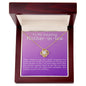 My Amazing Mother In Law Love Knot Necklace-[Heartfelt Family Gift]