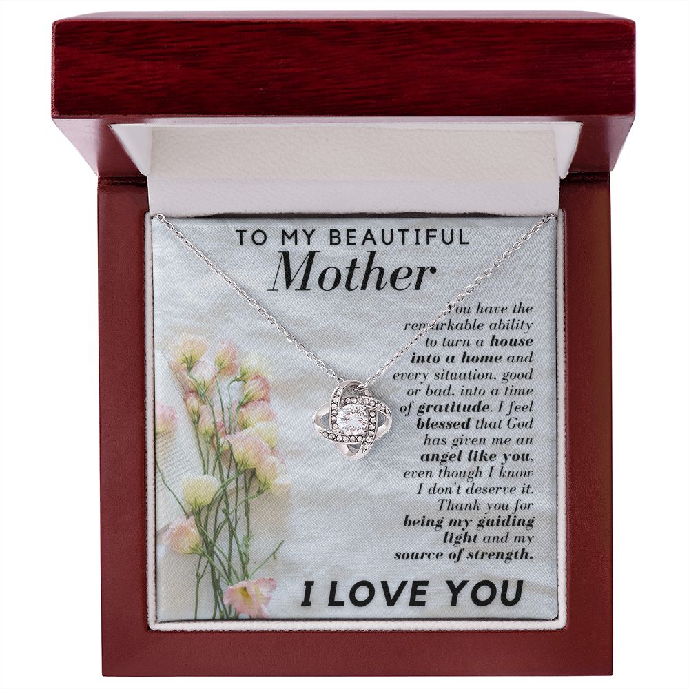 My Beautiful Mother Love Knot Necklace-[Heartfelt Family Gift]