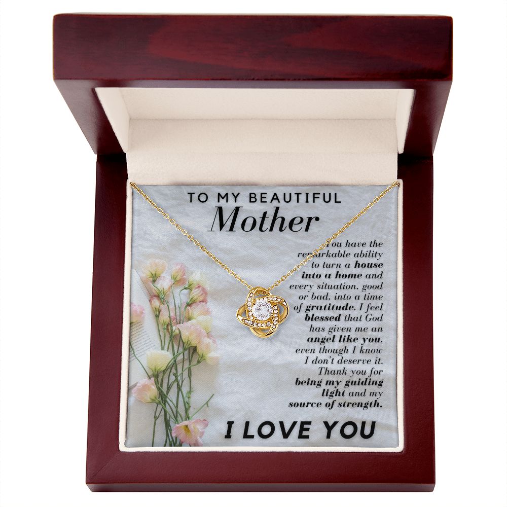 My Beautiful Mother Love Knot Necklace-[Heartfelt Family Gift]