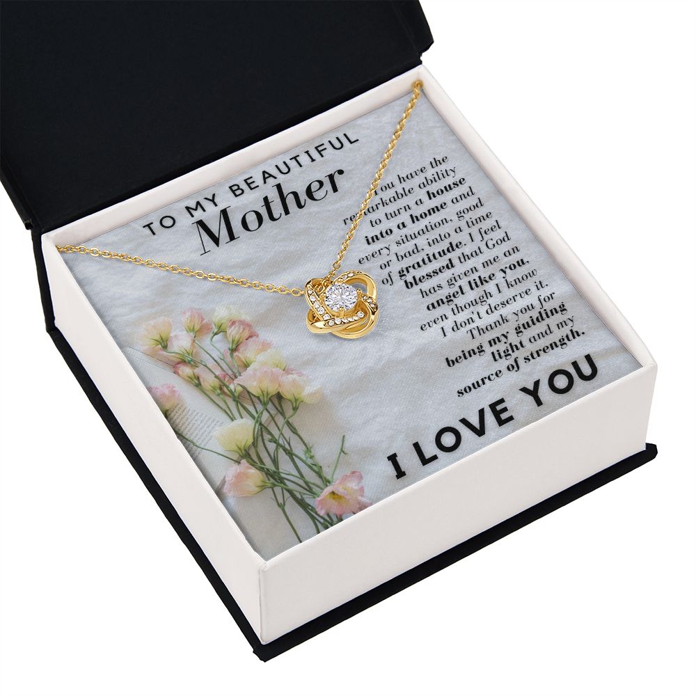 My Beautiful Mother Love Knot Necklace-[Heartfelt Family Gift]