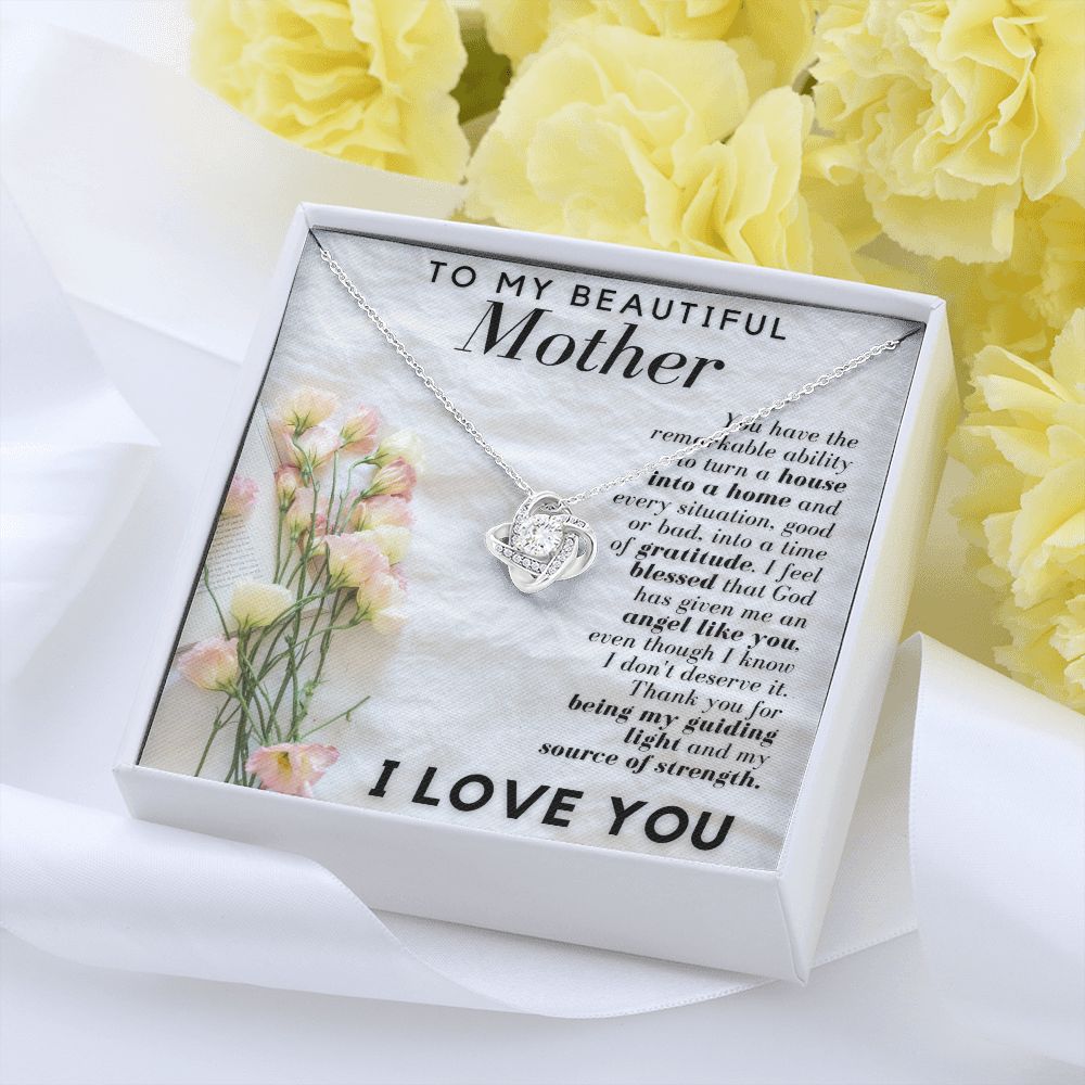 My Beautiful Mother Love Knot Necklace-[Heartfelt Family Gift]